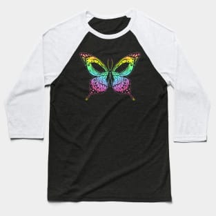 Butterfly skull Baseball T-Shirt